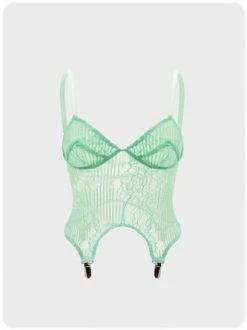 Kollyy Green Top Tank Top & Cami