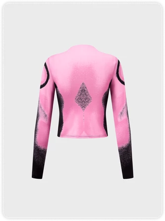 Kollyy Edgy Deep Pink Top T-Shirt 8 Kollyy Edgy Deep Pink Top T-Shirt - Image 8