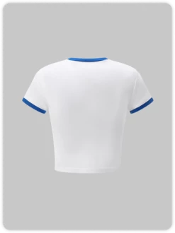 Kollyy Street White Figure Letter Top T-Shirt 7 Kollyy Street White Figure Letter Top T-Shirt -Tops Sales 4b3c417fb4e24a6b1d8b38da98404a43