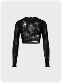 Kollyy Street Black Cut Out Top Sweater 7 Kollyy Street Black Cut Out Top Sweater -Tops Sales 4b3d4e16307f647d78cb4c6a0237fb73