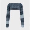 Kollyy Street Blue Ombre Top Sweater