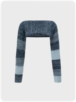 Kollyy Street Blue Ombre Top Sweater