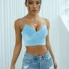 Kollyy Sweet Blue Top Tank Top & Cami