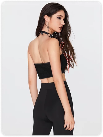 Kollyy Street Black Top Tank Top & Cami 7 Kollyy Street Black Top Tank Top & Cami - Image 7