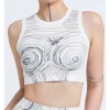 Kollyy Y2K White Body Print Top Tank Top & Cami