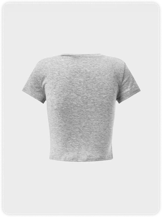Kollyy Street Gray Top T-Shirt 7 Kollyy Street Gray Top T-Shirt - Image 7