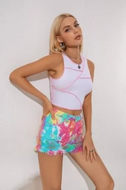 Kollyy Casual White Top Tank Top & Cami -Tops Sales 4f76cdea5e8f8aee9b70ddd024a30b86