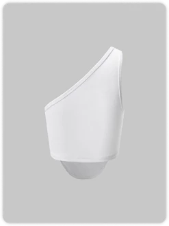 Kollyy Street White Top Tank Top & Cami -Tops Sales 4fa37436fc999049df8e4e0cc6d08a7f