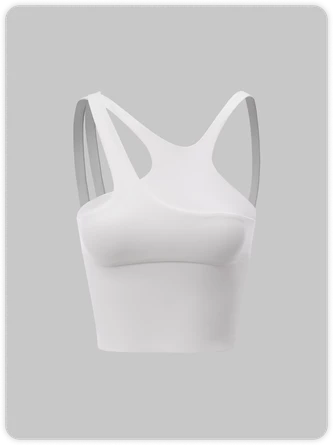 Kollyy Street White Asymmetrical Design Top Tank Top & Cami 1 Kollyy Street White Asymmetrical Design Top Tank Top & Cami