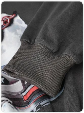 Kollyy Hippie Gray Top Hoodie & Sweatshirt 3 Kollyy Hippie Gray Top Hoodie & Sweatshirt - Image 3