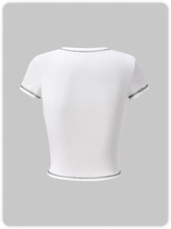 Kollyy Vintage White Top T-Shirt -Tops Sales 502d1ade17dfe2f886967265d2a78749