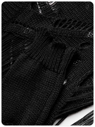 Kollyy Street Black Cut Out Top Sweater 3 Kollyy Street Black Cut Out Top Sweater - Image 3