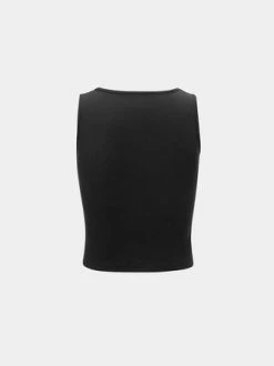 Kollyy Black Hotfix Rhinestone Crew Neck Top Tank Top & Cami -Tops Sales 507a2417e63fdc7de4b949d804470b6a