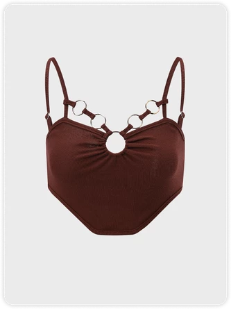 Kollyy Brown Top Tank Top & Cami 5 Kollyy Brown Top Tank Top & Cami - Image 5