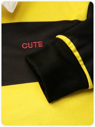 Kollyy Casual Yellow Top Hoodie & Sweatshirt 2 Kollyy Casual Yellow Top Hoodie & Sweatshirt - Image 2