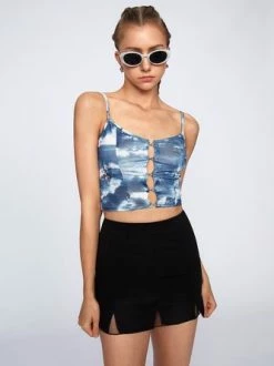 Kollyy Blue Top Tank Top & Cami 16 Kollyy Blue Top Tank Top & Cami -Tops Sales 51ed868052f3e0f2aa7e7ff7ac208559