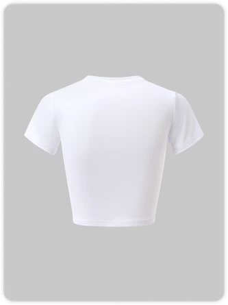 Kollyy Casual Blue Top T-Shirt 4 Kollyy Casual Blue Top T-Shirt - Image 4