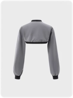 Kollyy Street Gray 3M Buckle Top Outwear -Tops Sales 53ccb5526e977ee3eecd9786b9778847