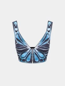 Kollyy Blue Top Tank Top & Cami