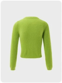 Kollyy Casual Fluorescent Green Top Sweater -Tops Sales 54489fcea4942150abecfcb80b6ec55b