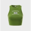 Kollyy Casual Green Top Tank Top & Cami