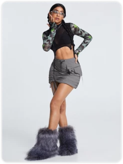 Kollyy Street Black Camo Backless Top Women Top -Tops Sales 5624e17903ea0167643d9fa34a10fd23