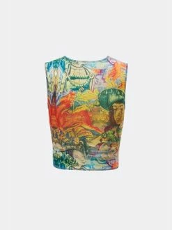 Kollyy Edgy Multicolor Painting Crew Neck Top Tank Top & Cami 13 Kollyy Edgy Multicolor Painting Crew Neck Top Tank Top & Cami -Tops Sales 563b5706972a0169ee3bf4f14e7a733b