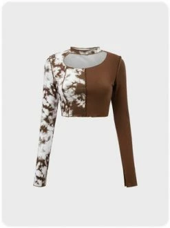 Kollyy Deep Brown Top T-Shirt