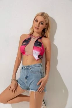 Kollyy Sweet Deep Pink Top Tank Top & Cami -Tops Sales 5819823cd139130c51cb7abe9a91d62d