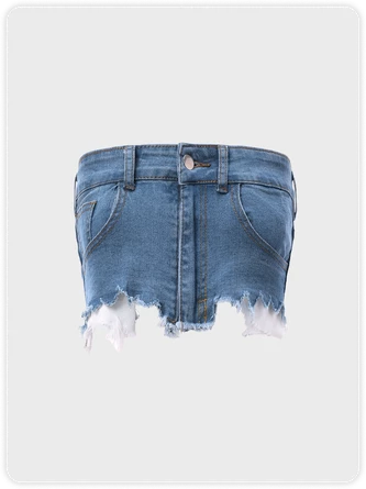 Kollyy Street Blue Top Tank Top & Cami 2 Kollyy Street Blue Top Tank Top & Cami - Image 2