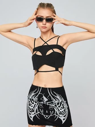 Kollyy Black Top Tank Top & Cami 6 Kollyy Black Top Tank Top & Cami - Image 6