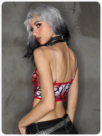 Kollyy Street Red Top Tank Top & Cami 7 Kollyy Street Red Top Tank Top & Cami - Image 7