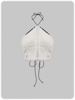 Kollyy Y2k White Top Tank Top & Cami