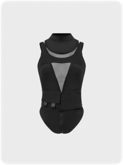 Kollyy Edgy Black Mesh Top Tank Top & Cami