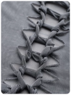 Kollyy Y2K Gray Mesh Cut Out Tie Front Top Tank Top & Cami -Tops Sales 5d838300caa020773ab4e20b55e55705