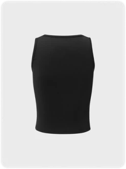 Kollyy Y2K Black Graphic Figure Top Tank Top & Cami -Tops Sales 5d83d0a4ba2e998fcef321eabb7d6359