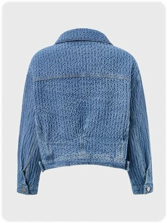 Kollyy Casual Blue Top Outwear 4 Kollyy Casual Blue Top Outwear - Image 4