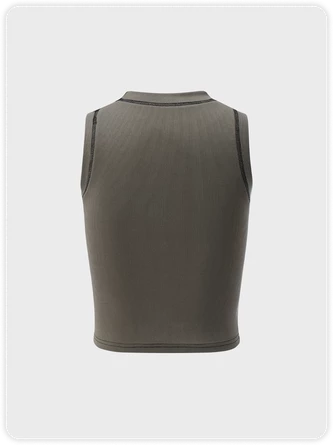 Kollyy Street Green City Printed Letter Top Tank Top & Cami 4 Kollyy Street Green City Printed Letter Top Tank Top & Cami - Image 4