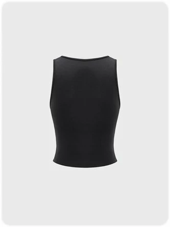 Kollyy Fashion Black Top Tank Top & Cami 4 Kollyy Fashion Black Top Tank Top & Cami - Image 4