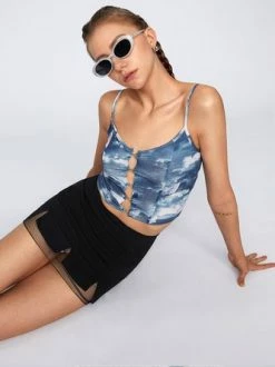 Kollyy Blue Top Tank Top & Cami 14 Kollyy Blue Top Tank Top & Cami -Tops Sales 604682825b601ce8249962691fc4d938