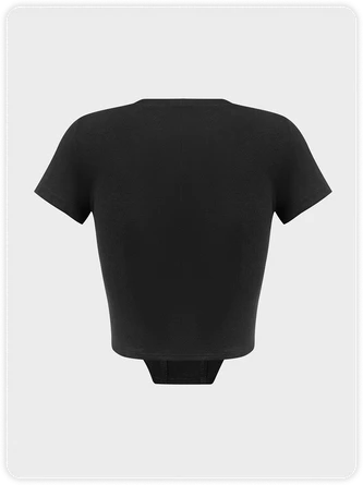 Kollyy Fashion White Top T-Shirt 8 Kollyy Fashion White Top T-Shirt - Image 8