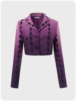 Kollyy Vintage Deep Purple Top Outwear