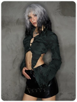 Kollyy Street Gray Cut Out Top T-Shirt -Tops Sales 62ec8a4301d693593c0e149395a0ac0b