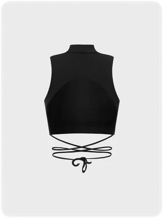 Kollyy Casual Black Top Tank Top & Cami 4 Kollyy Casual Black Top Tank Top & Cami - Image 4