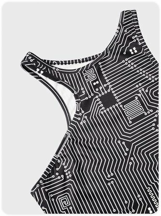 Kollyy Vintage Black Top Tank Top & Cami 2 Kollyy Vintage Black Top Tank Top & Cami - Image 2