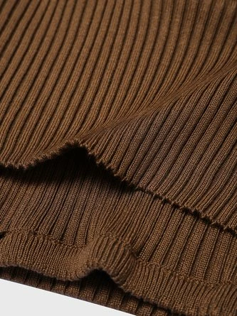 Kollyy Casual Brown Top Sweater 4 Kollyy Casual Brown Top Sweater - Image 4