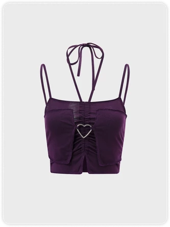 Kollyy Fashion Purple Top Tank Top & Cami 5 Kollyy Fashion Purple Top Tank Top & Cami - Image 5