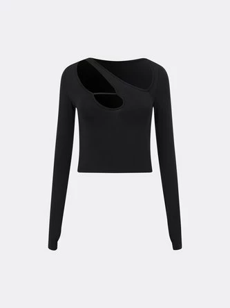 Kollyy Casual Black Top T-Shirt 2 Kollyy Casual Black Top T-Shirt - Image 2