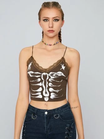 Kollyy Fashion Brown Top Tank Top & Cami 3 Kollyy Fashion Brown Top Tank Top & Cami - Image 3