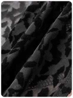 Kollyy Punk Black Mesh Double Layer Halloween Top Tank Top & Cami -Tops Sales 6a0148fa151a105c3bf1b4407f81b868